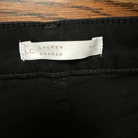 LC Lauren Conrad Black Straight Leg Jeans - Picture 3 of 4